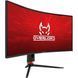 Монітор вигнутий 34" Qube Overlord C34UQ180H, Black 317443 фото 3