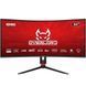 Монітор вигнутий 34" Qube Overlord C34UQ180H, Black 317443 фото 1