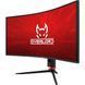 Монітор вигнутий 34" Qube Overlord C34UQ180H, Black 317443 фото 2