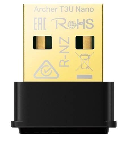Сетевой адаптер USB TP-LINK Archer T3U Nano, Black 265996 фото