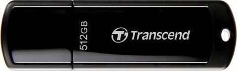 Флеш накопичувач USB 512Gb Transcend JetFlash 700, Black, USB 3.1 Gen 1 (TS512GJF700) 271816 фото