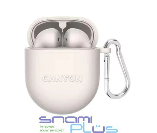 Наушники Canyon TWS-6, Beige (CNS-TWS6BE) 262990 фото