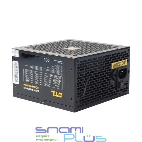Блок живлення 500 Вт, GTL Gaming Star, Black (GTLGS500BK) 275716 фото