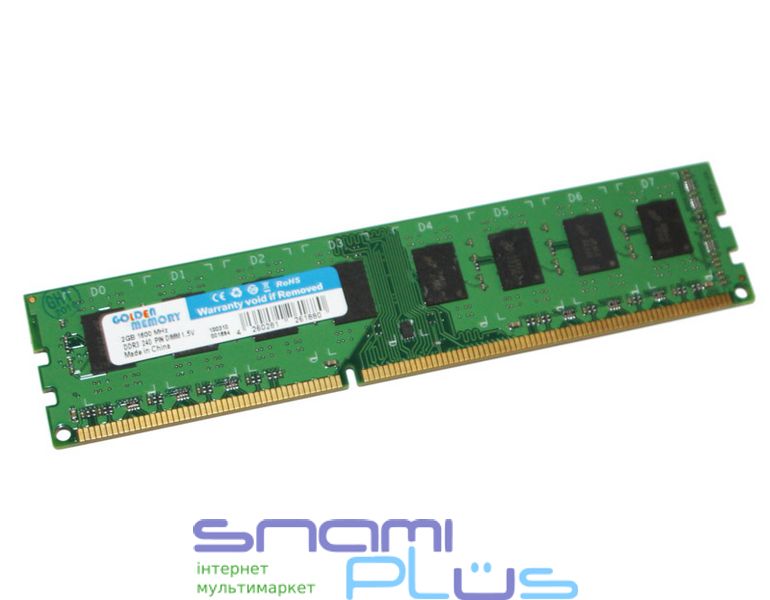 Память 2Gb DDR3, 1600 MHz, Golden Memory, 11-11-11-28, 1.5V (GM16N11/2) 145810 фото