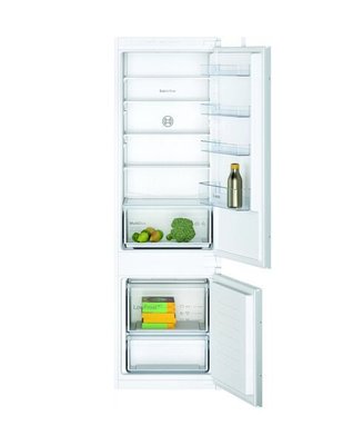 Холодильник вбудований Bosch KIV87NS306, White, двокамерний, загальний об'єм 268L, корисний об'єм 199L/69L, 177x55x54 см 238288 фото