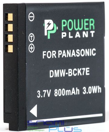 Аккумулятор Panasonic DMW-BCK7E, PowerPlant, 800 mAh / 3.7 V, Li-Ion (DV00DV1301) 244706 фото