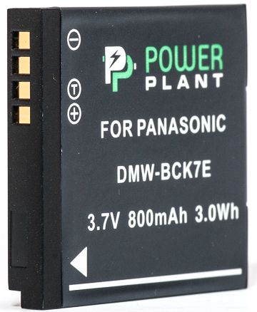 Акумулятор Panasonic DMW-BCK7E, PowerPlant, 800 mAh / 3.7 V, Li-Ion (DV00DV1301) 244706 фото