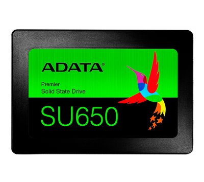 Твердотільний накопичувач 120Gb, ADATA Ultimate SU650, SATA3, 2.5', 3D TLC, 520/450 MB/s (ASU650SS-120GT-R) 165076 фото