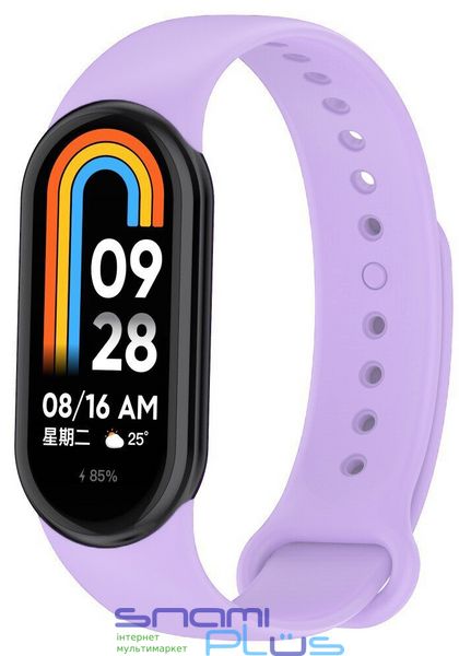 Ремешок для Xiaomi Mi Smart Band 8, BeCover, Light Purple (709405) 276202 фото