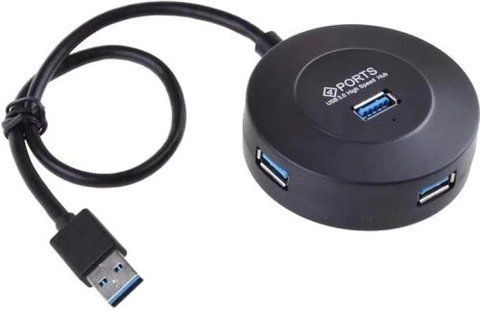 Хаб USB Maiwo KH304-A, Black 277805 фото