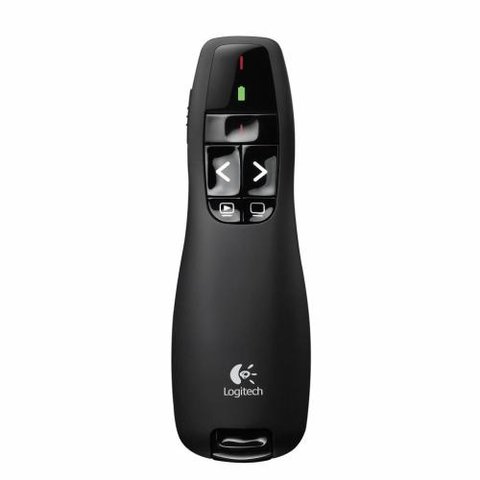 Презентер Logitech R400, Black, лазерна указка, до 15 м, 2xAAA, футляр для перенесення (910-001356) 160952 фото