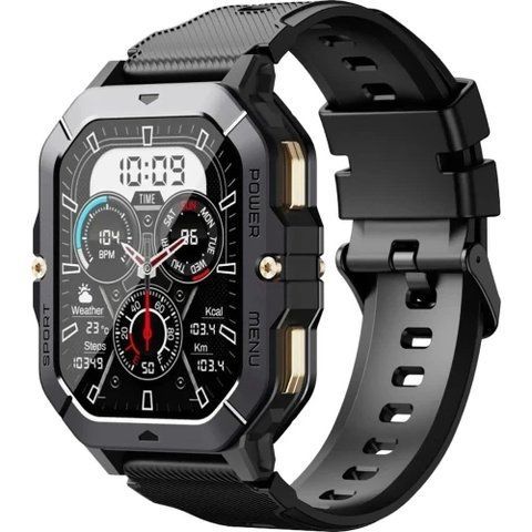 Смарт-годинник Oukitel BT101, Black (6931940739825) 308206 фото