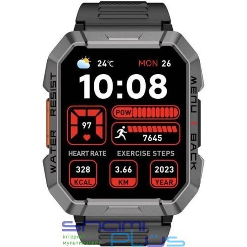 Смарт-годинник Blackview W60, Black (6931548317715) 329615 фото