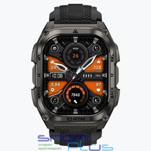 Смарт-годинник Kospet Tank M4C, Black 326533 фото