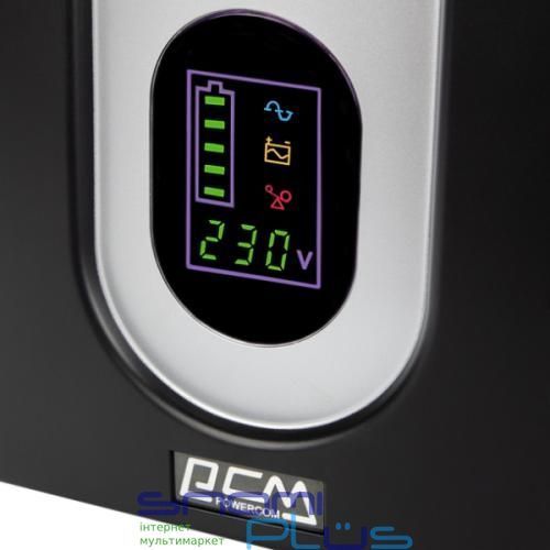 Источник бесперебойного питания PowerCom Imperial IMD-2000AP LCD Black, 2000 ВА, 1200 Вт 273622 фото