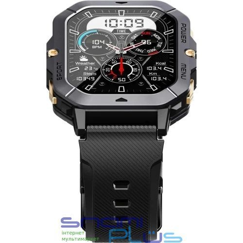 Смарт-годинник Oukitel BT101, Black (6931940739825) 308206 фото