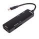 Хаб USB Maxxter HU3C-3PTF-01, Black 301713 фото 1
