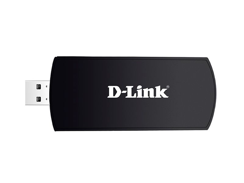 Мережевий адаптер USB D-LINK DWA-192, Black, Wi-Fi 802.11a/ac/b/g/n, 1300Mb, USB 3.0, 2.4/5GHz, 1 незнімна антена 223771 фото