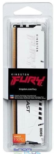 Пам'ять 32Gb DDR5, 6400 MHz, Kingston Fury Beast (EXPO), White (KF564C32BWE-32) 287370 фото
