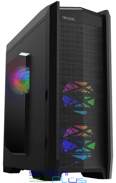 Корпус GameMax Dragon Knight Black, без БП, Full Tower, EATX / ATX / Micro ATX / Mini ITX, 2хUSB 3.0, 2хUSB 2.0, 5x120 мм LED, 522x212x534 мм, 0.8 мм, 9.7 кг 212099 фото