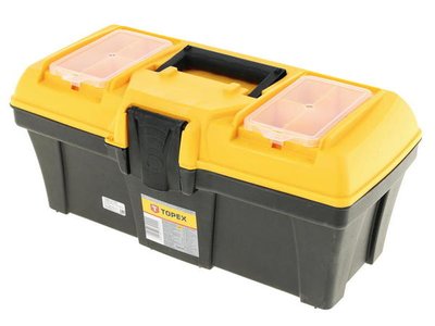 Ящик для інструменту Topex 16'' (79R124) пластик, лоток, 1 замок, 380х170х170 мм 185541 фото
