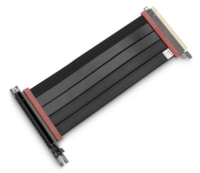 Райзер EKWB, PCI Express 4.0 x16, 20 см, Black, кут 90° (3831109859285) 264846 фото