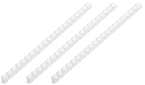Пружини пластикові 2E, діаметр 14 мм, білі, 100 шт (2E-PL14-100WH) 258808 фото