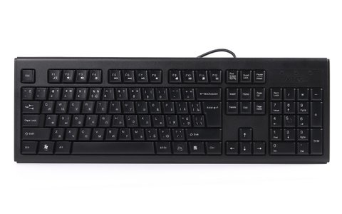 Клавіатура A4Tech KRS-83, USB, Black 175341 фото