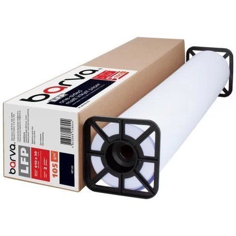 Фотобумага Barva "LFP", матовая, 105 г/м&sup2;, 610 мм x 30 м, рулон (IP-AE105-372) 258358 фото