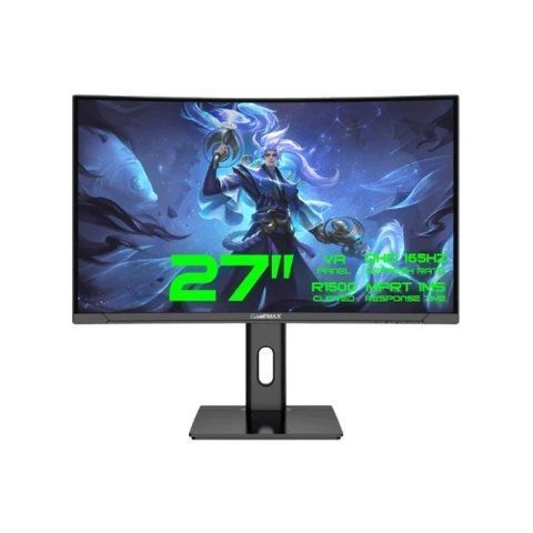 Монитор изогнутый 27" GameMax GMX27C165Q, Black 316304 фото