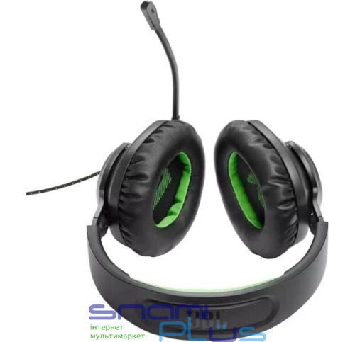 Навушники JBL Quantum 100X Console, Black, 3.5 мм, мікрофон (JBLQ100XBLKGRN) 270984 фото