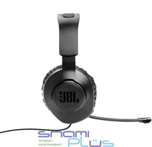 Навушники JBL Quantum 100X Console, Black, 3.5 мм, мікрофон (JBLQ100XBLKGRN) 270984 фото