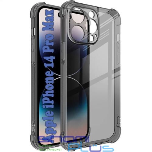 Бампер для Apple iPhone 14 Pro Max, BeCover, Anti-Shock, Grey (708247) 270697 фото