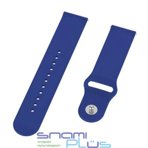 Ремешок для Xiaomi iMi KW66/Mi Watch Color/Haylou LS01, BeCover, Dark-Blue (706354) 276335 фото
