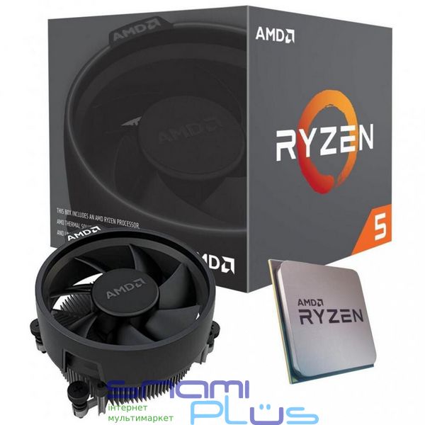 Процесор AMD (AM4) Ryzen 5 3600, Box, 6x3.6 GHz (Turbo Boost 4.2 GHz), L3 32Mb, Matisse, 7 nm, TDP 65W, кулер Wraith Stealth (100-100000031BOX) 176178 фото