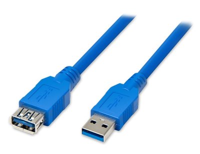 Кабель подовжувач USB 3.0 (AM) - USB 3.0 (AF), Blue, 1.8 м, Atcom (6148) 58298 фото