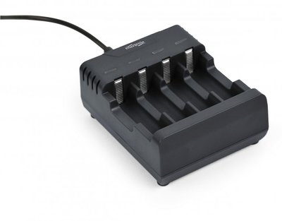 Зарядний пристрій EnerGenie BC-USB-01, Black, 4 x AA/AAA Ni-Cd/Ni-MH, незалежні канали 252790 фото