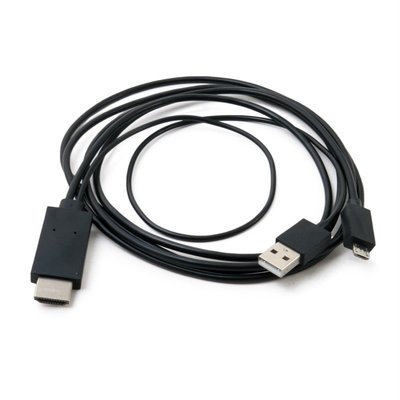 Перехідник MHL (micro USB (тато) to HDMI (тато), Extradigital (KBV1683) 153711 фото