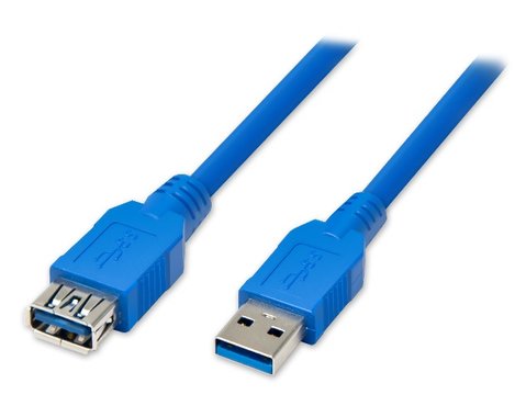Кабель подовжувач USB 3.0 (AM) - USB 3.0 (AF), Blue, 1.8 м, Atcom (6148) 58298 фото