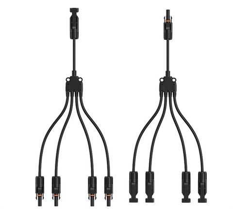 Комплект кабелів MC4 - 4T1, 2E, мідь 4.0 мм², до 30A, до 1000V (2E-ASP-MC4-4T1) 271662 фото