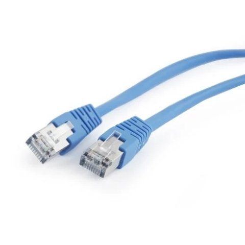 Патч-корд 2 м, FTP, Blue, Cablexpert, Cat.5e, CCA, PVC (PP22-2M/B) 134614 фото