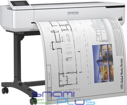 Принтер струменевий кольоровий A0 Epson SureColor SC-T5100 36", White (C11CF12301A0) 247914 фото