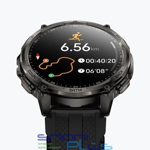 Смарт-годинник Kospet Tank T4C, Black 326536 фото
