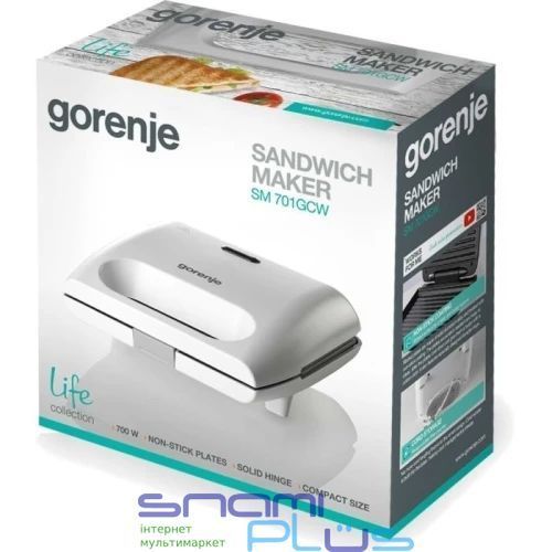 Бутербродница Gorenje SM701GCW 330134 фото