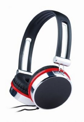 Навушники Gembird MHP-903, Black/Red, Mini jack (3.5 мм), накладні, кабель 1.5 м 94226 фото