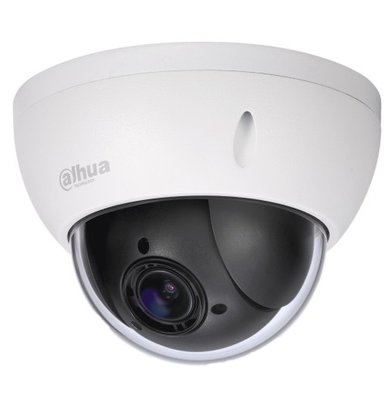 IP камера Dahua DH-SD22204UE-GN, 2Мп Starlight IP PTZ, 1/2.8' CMOS, 1920х1080, f=2.7-11 мм, 4x zoom, H.265 / H.264 / MJPEG, RJ45, Micro SD, IP66, 122х89 мм, 520г 239228 фото