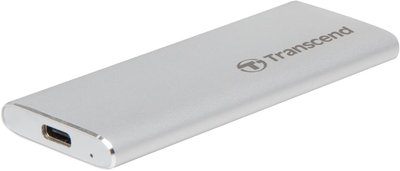 Зовнішній накопичувач SSD, 480Gb, Transcend ESD240C, Silver, USB 3.1, 3D TLC, 520 / 460 MB/s (TS480GESD240C) 201376 фото