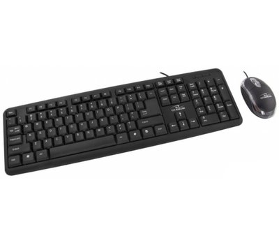 Комплект Esperanza Titanum TK106UA, Black, USB, клавіатура+миша 136412 фото