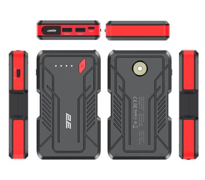 Пуско-зарядний пристрій 2E 'Power Block', Black/Red, 7200 mAh, LED ліхтарик (2E-CJSPB-BK) 277693 фото