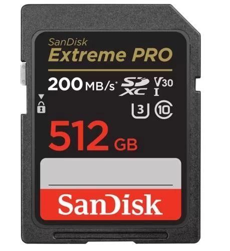Карта памяти SDXC, 512Gb, SanDisk Extreme PRO (SDSDXXD-512G-GN4IN) 270555 фото